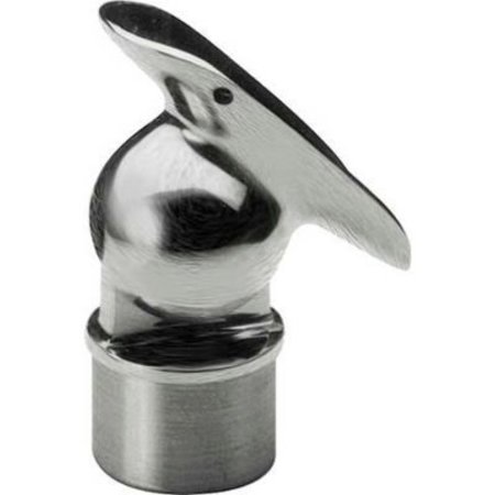LAVI INDUSTRIES Lavi Industries, Adjustable Saddle, Ball, for 1.5" Tubing, Satin Stainless Steel 44-821/1H